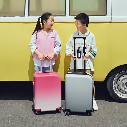 YANG 20inch Student Gradient Suitcase Blue